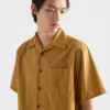 Camisa de golf con flecos de mezcla de algodón Camisa de golf con flecos de mezcla de algodón
