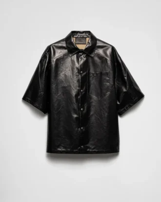 Camisa de napa y tejido
