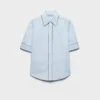 Camisa de popelín de manga corta Camisa de popelín de manga corta