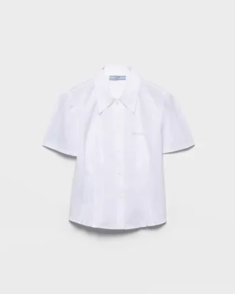 Camisa de popelín de manga corta