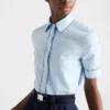 Camisa de popelín de manga corta Camisa de popelín de manga corta