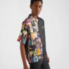 Camisa de sarga de seda Double Match Camisa de sarga de seda Double Match