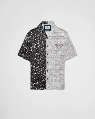 Camisa de seda Double Match Camisa de seda Double Match