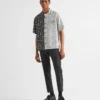 Camisa de seda Double Match Camisa de seda Double Match