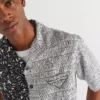 Camisa de seda Double Match Camisa de seda Double Match