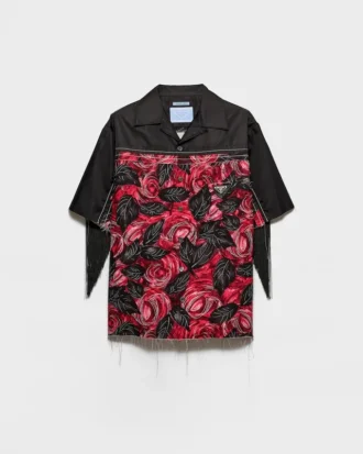 Camisa estampada Timecapsule con flecos