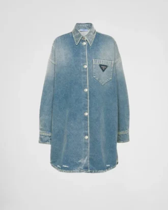 Camisa oversize de denim orgánico