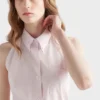 Camisa sin mangas de popelín Camisa sin mangas de popelín