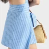 Camisa sin mangas de popelín a rayas Camisa sin mangas de popelín a rayas