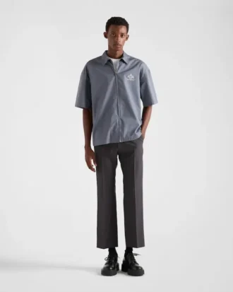 Camisa técnica de algodón de manga corta