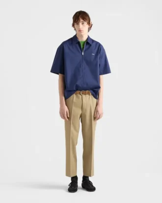 Camisa técnica de algodón de manga corta