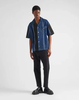 Camisa vaquera a rayas de Double Match Camisa vaquera a rayas de Double Match