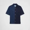 Camisa vaquera lavada de doble tono Camisa vaquera lavada de doble tono