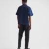 Camisa vaquera lavada de doble tono Camisa vaquera lavada de doble tono