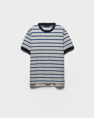 Camiseta de algodón a rayas
