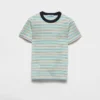 Camiseta de algodón Lisle a rayas Camiseta de algodón Lisle a rayas