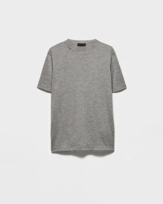 Camiseta de cachemira y seda Camiseta de cachemira y seda