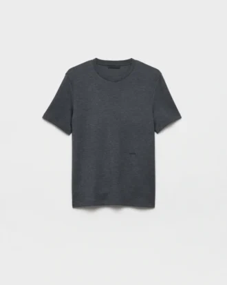 Camiseta de cachemira y seda