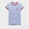Camiseta de jersey a rayas Camiseta de jersey a rayas