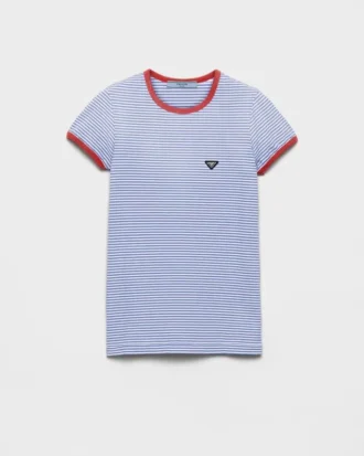 Camiseta de jersey a rayas