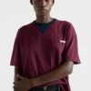 Camiseta oversize de jersey a rayas Camiseta oversize de jersey a rayas