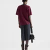 Camiseta oversize de jersey a rayas Camiseta oversize de jersey a rayas