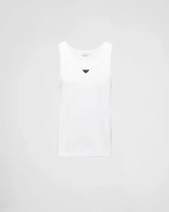 Camiseta sin mangas de algodón Camiseta sin mangas de algodón