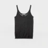 Camiseta sin mangas de cachemira y seda Camiseta sin mangas de cachemira y seda