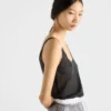 Camiseta sin mangas de cachemira y seda Camiseta sin mangas de cachemira y seda