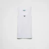 Camiseta sin mangas de punto acanalado Camiseta sin mangas de punto acanalado