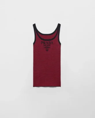 Camiseta sin mangas de seda
