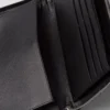 Cartera con cremallera de piel Saffiano Cartera con cremallera de piel Saffiano