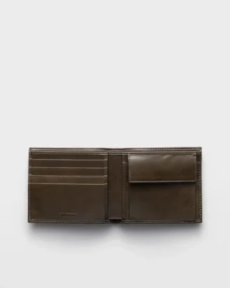 Cartera de piel con monedero