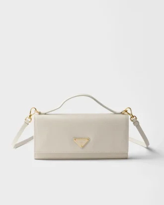 Cartera de piel Saffiano con correa para el hombro Cartera de piel Saffiano con correa para el hombro