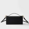 Cartera de piel Saffiano con correa para el hombro Cartera de piel Saffiano con correa para el hombro