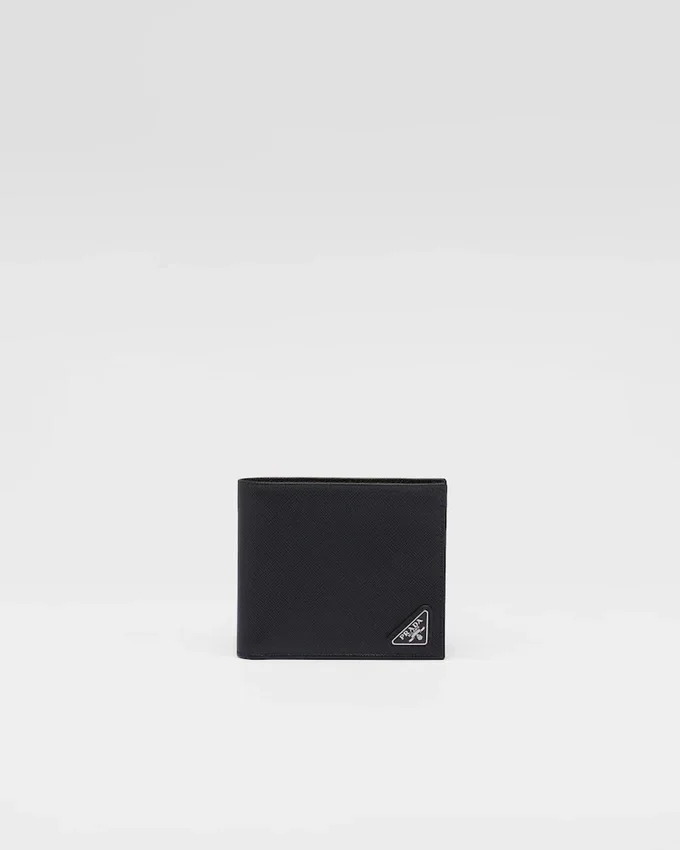 Cartera de piel Saffiano con monedero Cartera de piel Saffiano con monedero