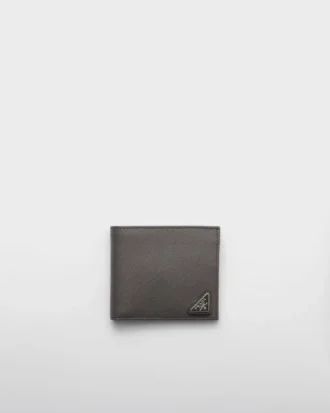 Cartera de piel Saffiano con monedero
