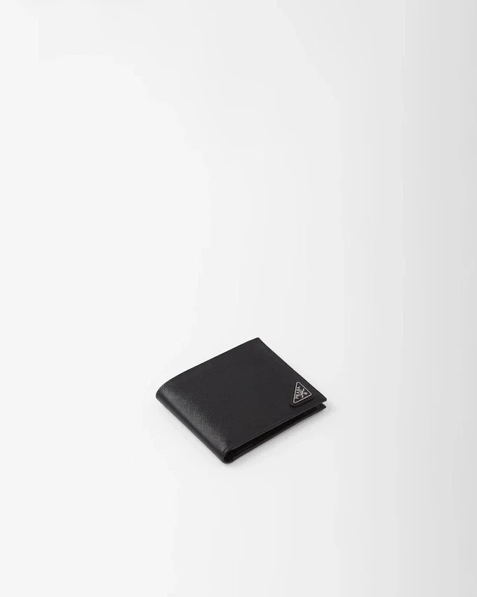 Cartera de piel Saffiano con monedero Cartera de piel Saffiano con monedero
