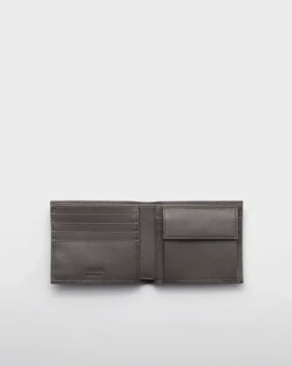 Cartera de piel Saffiano con monedero