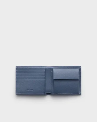 Cartera de piel Saffiano con monedero