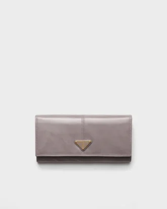 Cartera grande de piel