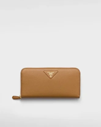 Cartera grande de piel