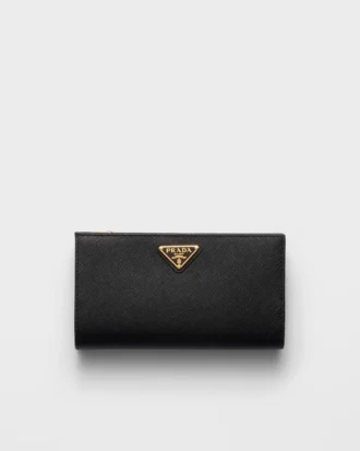 Cartera grande de piel Saffiano