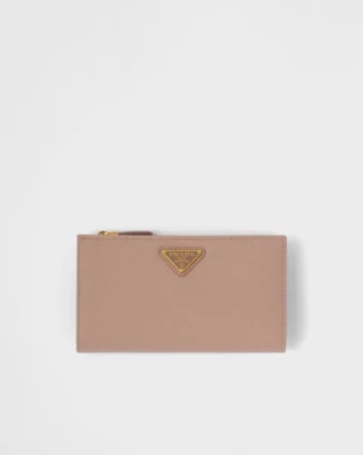 Cartera grande de piel Saffiano