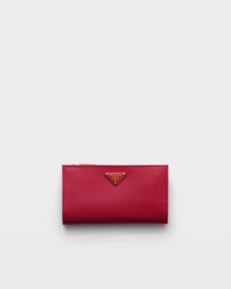 Cartera grande de piel Saffiano