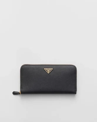 Cartera grande de piel Saffiano