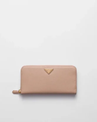 Cartera grande de piel Saffiano