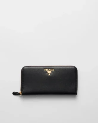 Cartera grande de piel Saffiano