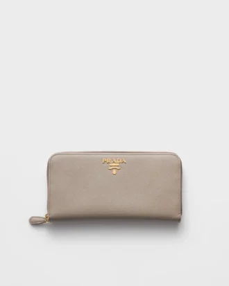 Cartera grande de piel Saffiano