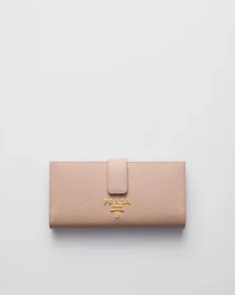 Cartera grande de piel Saffiano